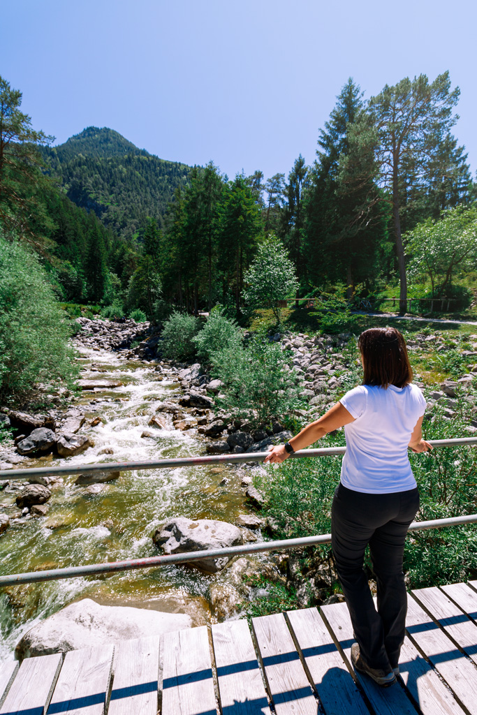 Wanderweg zu den Kuhfluchtwasserfällen