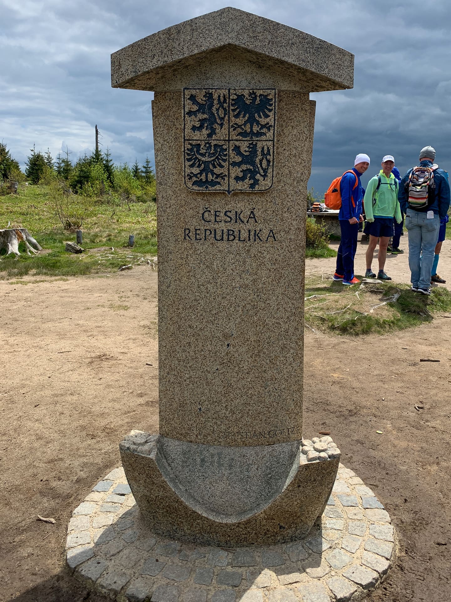 Dreilaendereck Saeule Tschechien