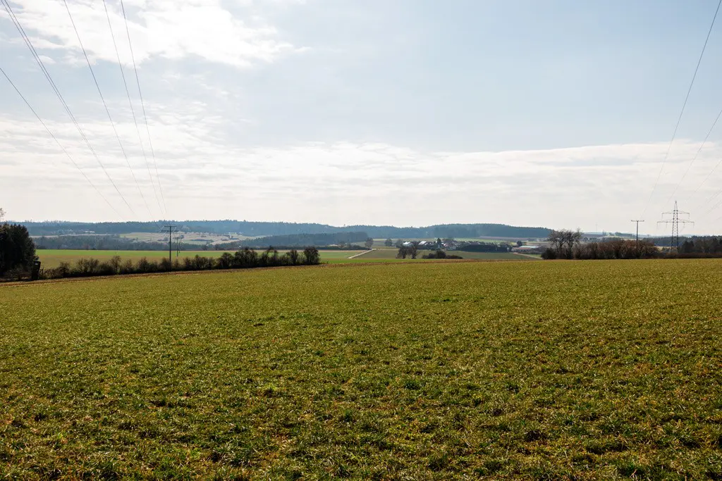 Aussicht auf Harlanden