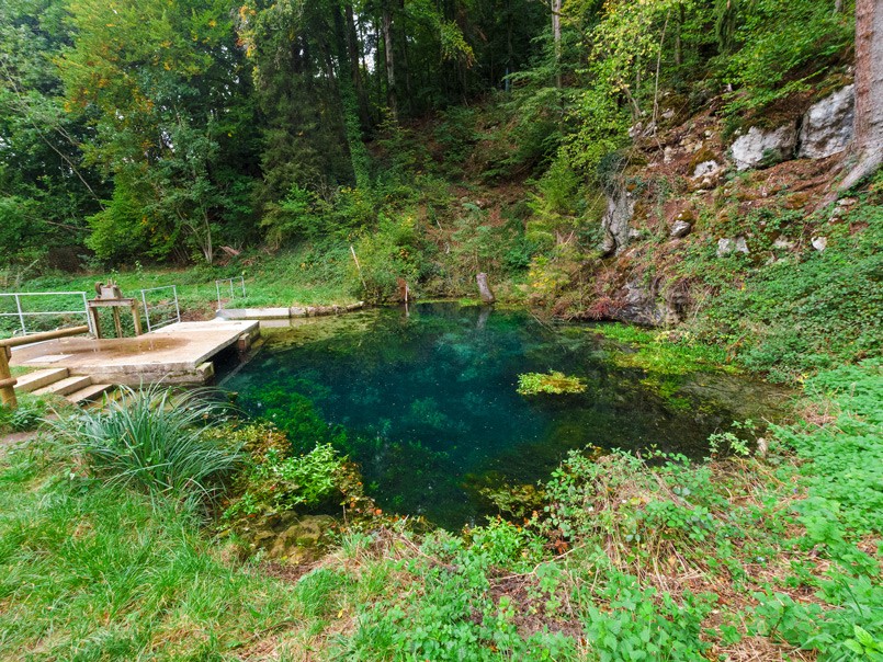 Sehenswürdigkeit Blautopf in Essing im Altmühltal