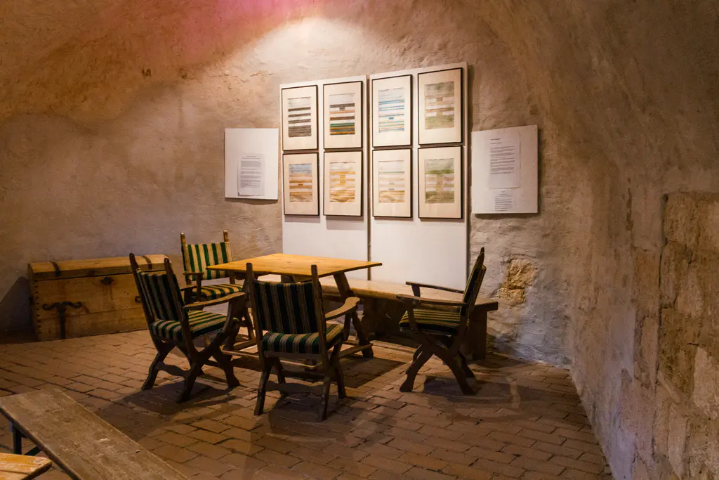 Burgzimmer in der Burg Randeck