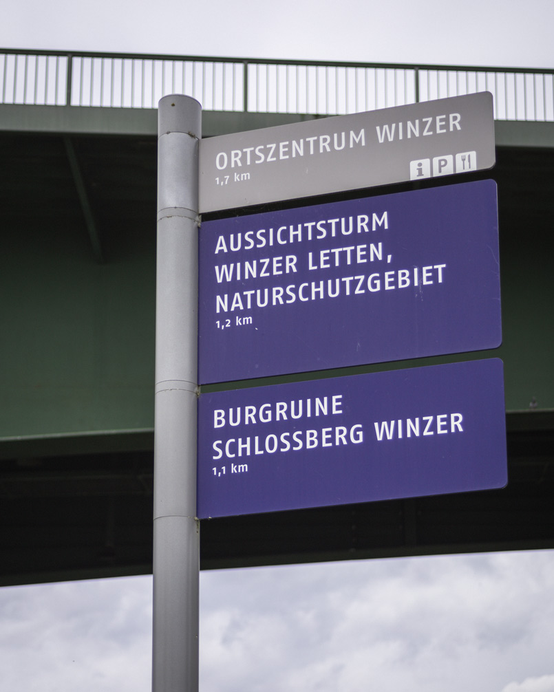 Wegweiser Winzerer Letten