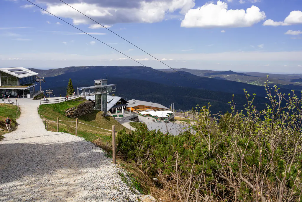 Eisensteiner Hütte und Arberschutzhaus am Großen Arber
