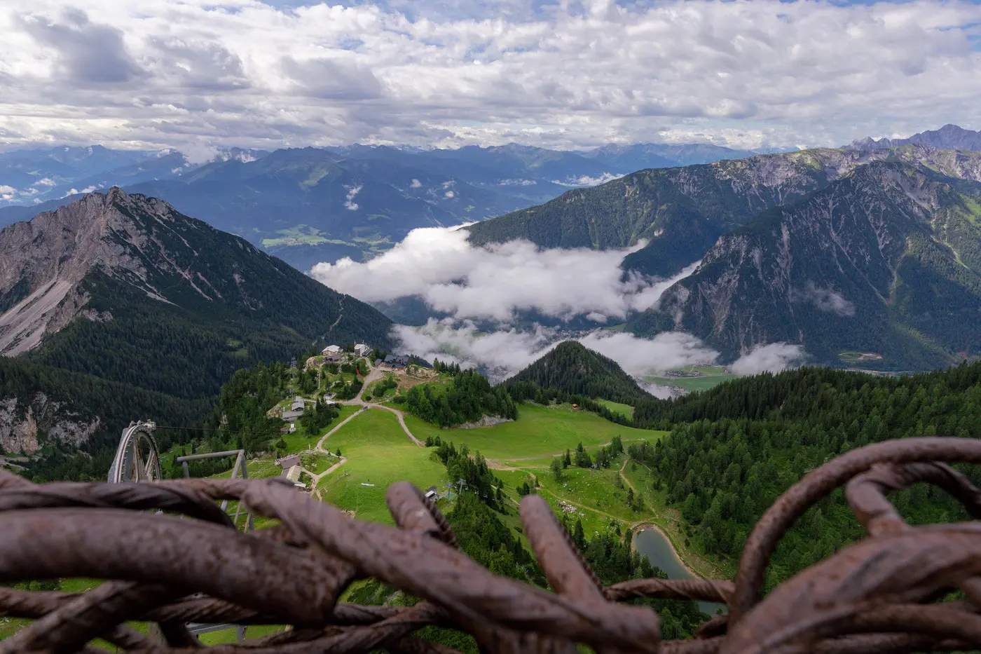 Aussicht auf das Karwendelgebirge