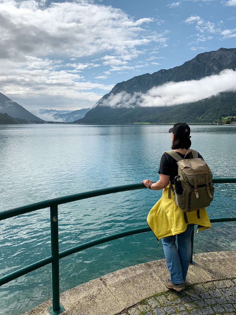 Aussichtspunkt Prälatenbuche auf der Wanderung zur Gaisalm