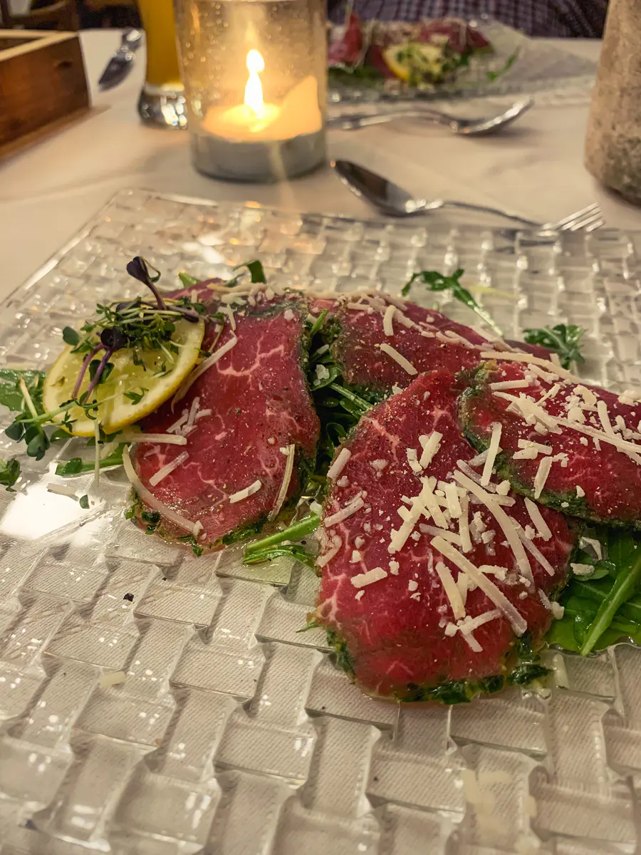 Carpaccio vom Weidentier