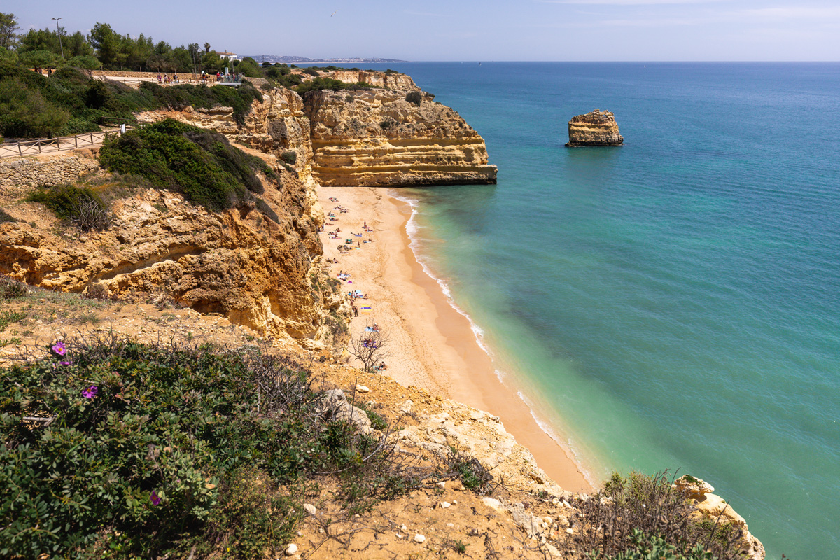 Praia da Marinha in Portugal