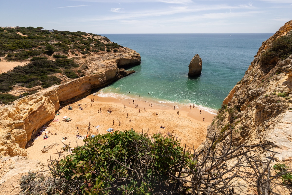 Praia do Carvalho - Ein sehr schöner Strand an der Südküste der Algarve