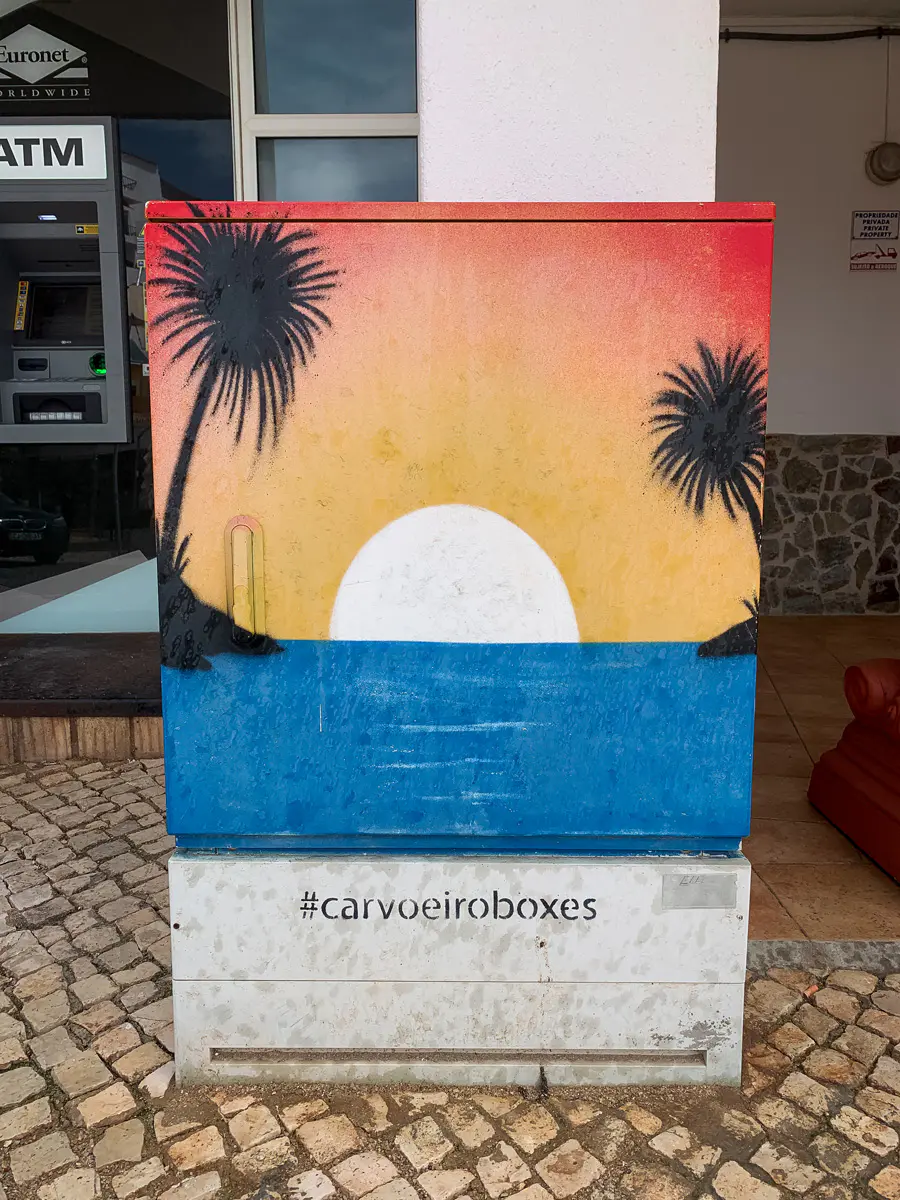 Carvoeiroboxes Sonnenuntergang