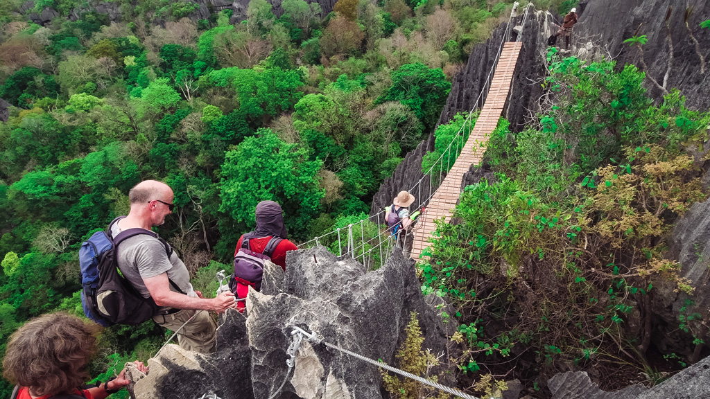 Hängebrücke-Tsingys-Madagaskar