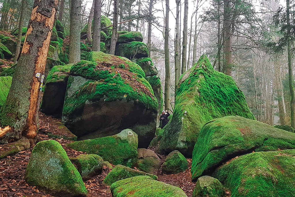 Grosse Felsformation in der Hölle