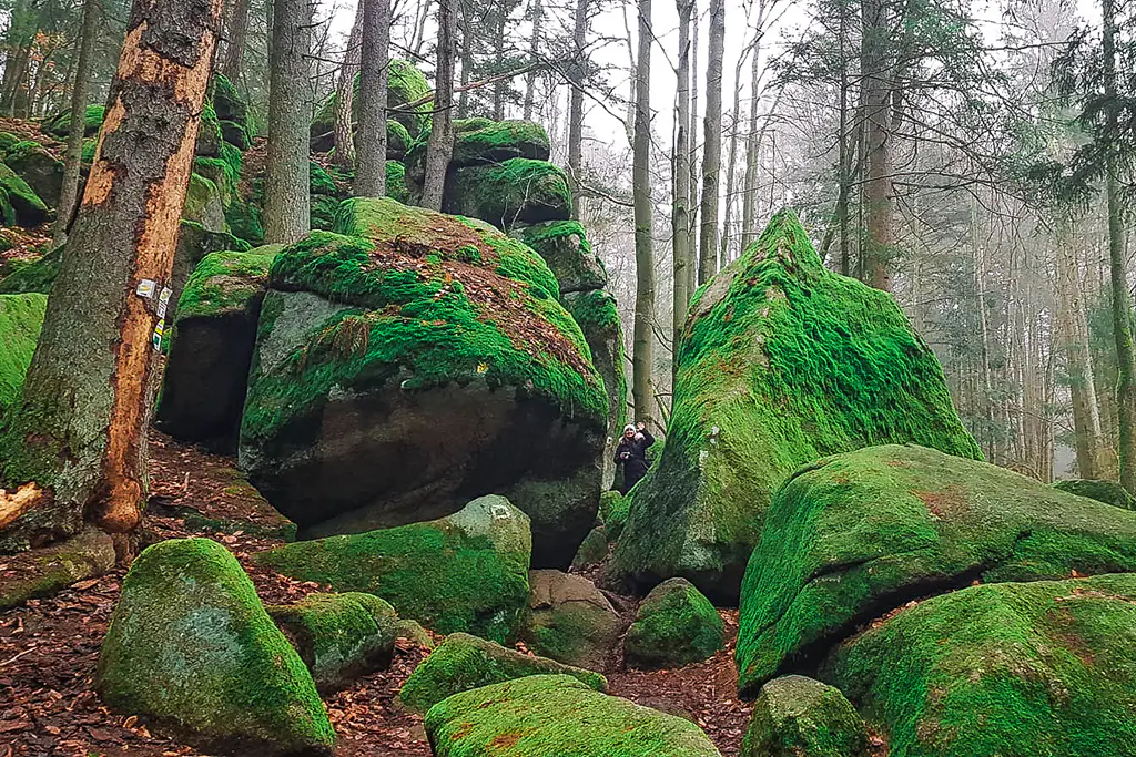 Grosse Felsformation in der Hölle 
