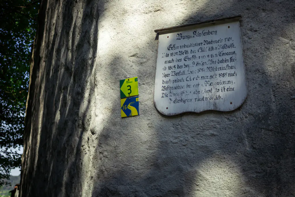 Schild Burg Kipfenberg
