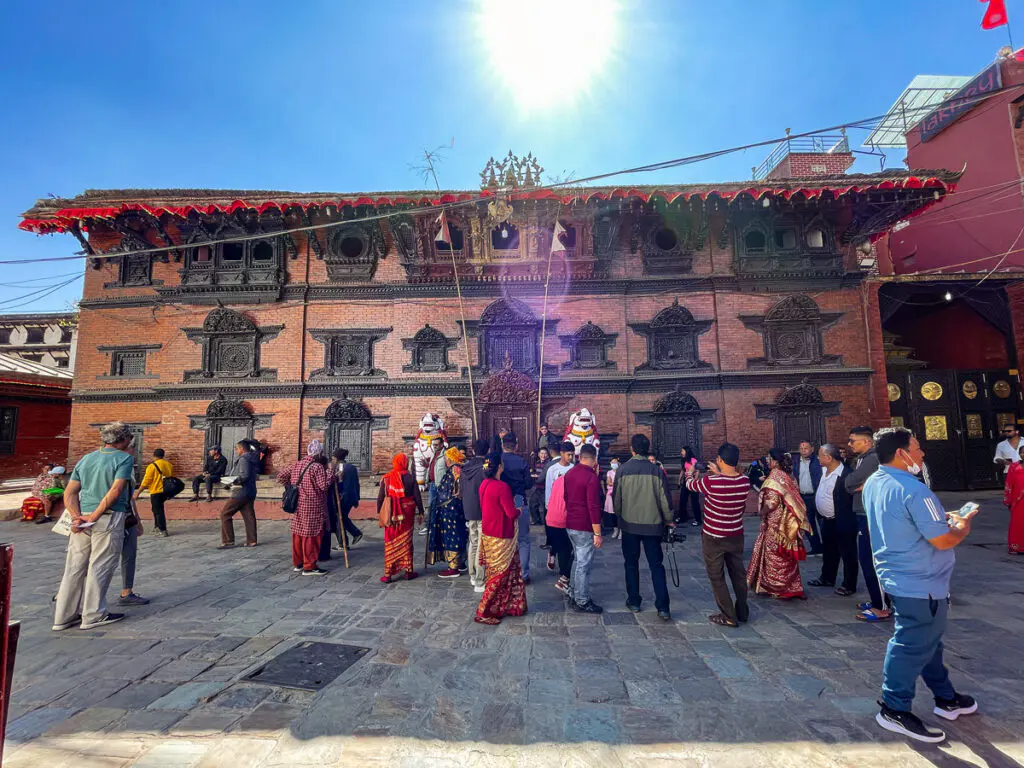 Königspalast am Durbar Square in Kathmandu Nepal 
