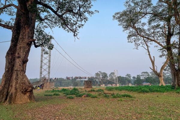 Stahlbrücke Chitwan Nationalpark