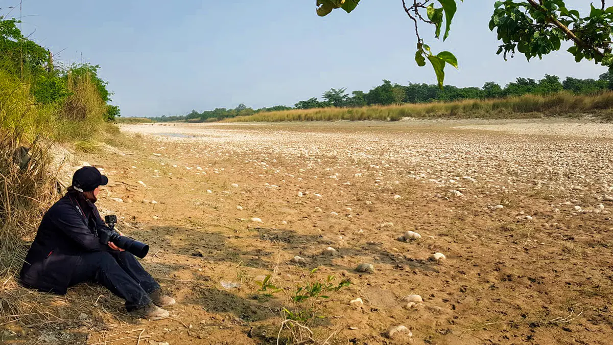 Flussbett Bardia Nationalpark