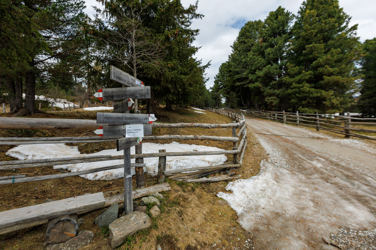 Grosser Rastplatz Richtung Marzuner Schupfe