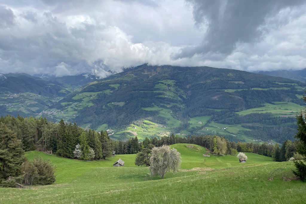 Landschaft um das Bergwerk Villanders 