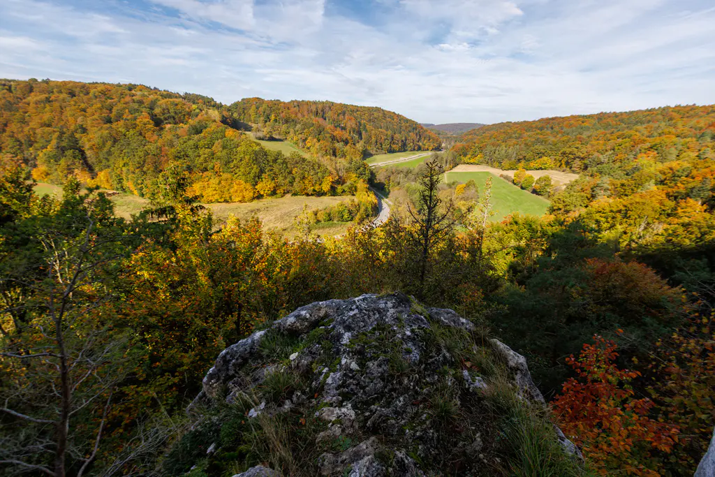 Aussicht von der Hohen Wand in Eilsbrunn