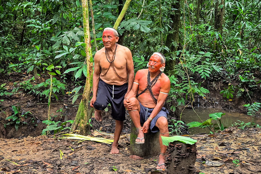 Matis Ureinwohner Amazonas