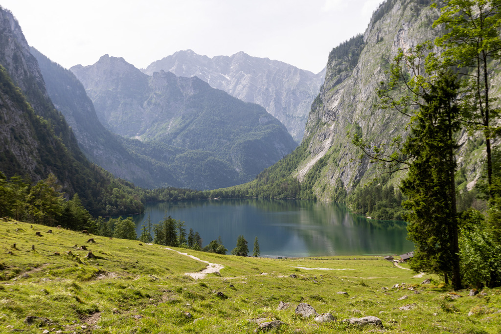 Obersee am Koenigssee in Oberbayern