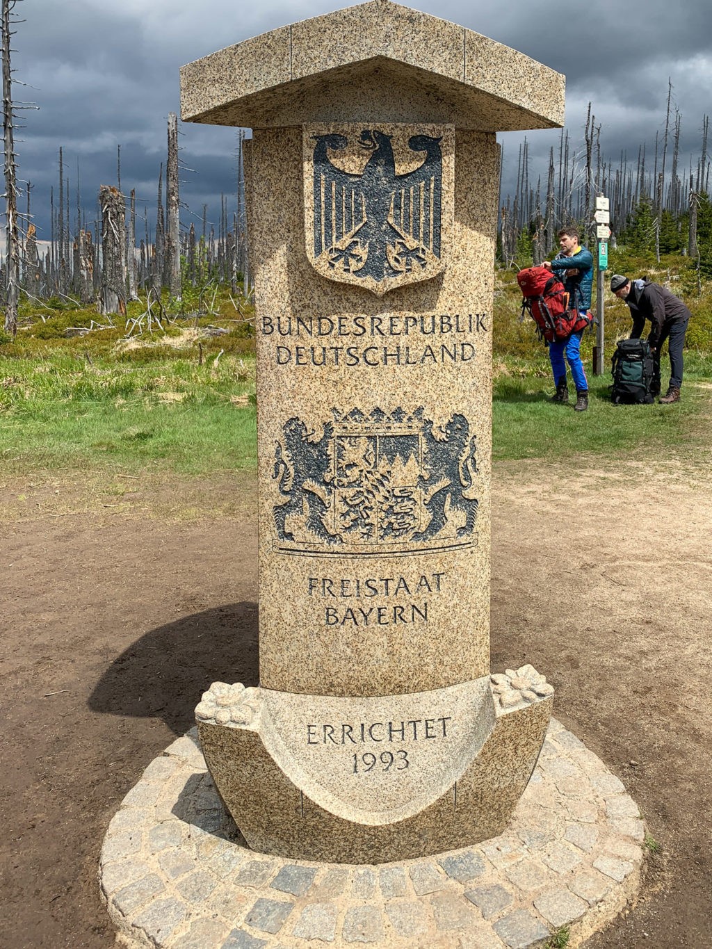 Dreiländereck Säule Deutschland